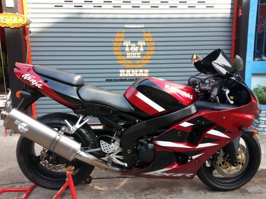 ต้ำพระราม2 ขาย KAWAZAKI ZX6R ปี2005 อินวอย สรรพสามิตสภาพดีมากวิ่ง2XXXXโล