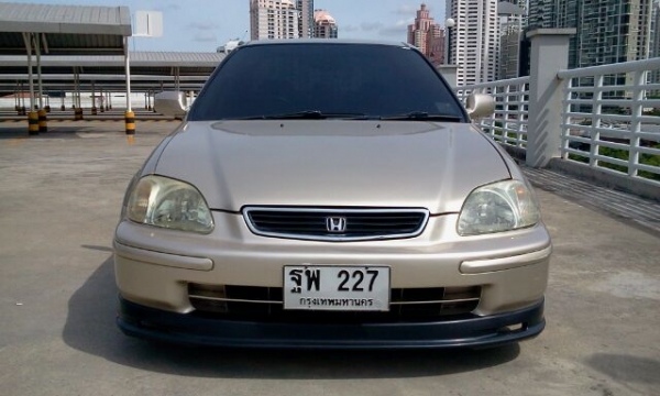1996 HONDA, CIVIC 1.6 VTi-E โฉม ตาโต สีบรอนซ์ทอง เกียร์ออโต้ ติดแก๊ส LPG หัวฉีด 1996 HONDA, CIVIC 1.6 VTi-E โฉม ตาโต สีบรอนซ์ทอง เกียร์ออโต้ ติดแก๊ส LPG หัวฉีด
