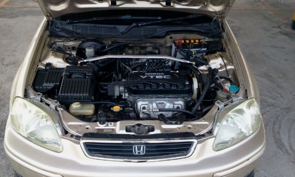 1996 HONDA, CIVIC 1.6 VTi-E โฉม ตาโต สีบรอนซ์ทอง เกียร์ออโต้ ติดแก๊ส LPG หัวฉีด 1996 HONDA, CIVIC 1.6 VTi-E โฉม ตาโต สีบรอนซ์ทอง เกียร์ออโต้ ติดแก๊ส LPG หัวฉีด