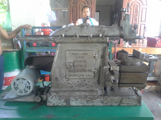 เครื่องไส ขนาดเล็ก หายากมาก รุ่นนี้ สภาพเครื่องจักรพร้อมใช้งาน