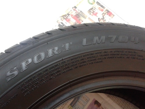 ยาง,215-60-16 DUNLOP LM704 สภาพสวยปี13แก่ๆสี่เส้น 4,900