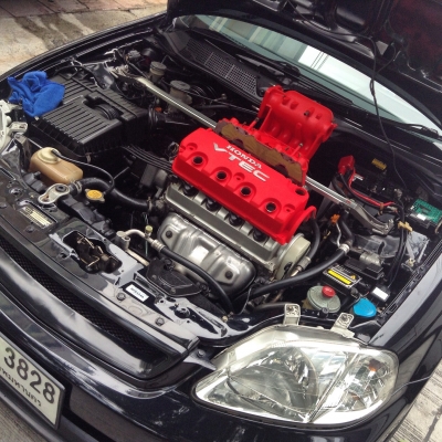 ขายชุดคอไอดีเครื่องd16y สีแดง