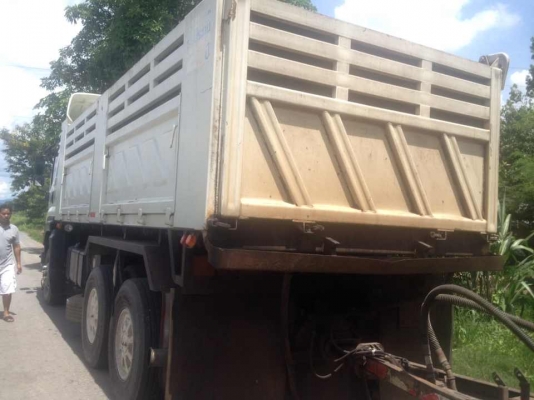 ขายรถ 24 ล้อพ่วงแม่-ลูกดัมพ์ ISUZU DECA 360 แรงม้าปี 2553 หางดัมพ์สามมิตร 3 คาน ราคา 3100000