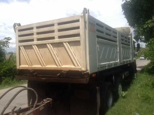 ขายรถ 24 ล้อพ่วงแม่-ลูกดัมพ์ ISUZU DECA 360 แรงม้าปี 2553 หางดัมพ์สามมิตร 3 คาน ราคา 3100000