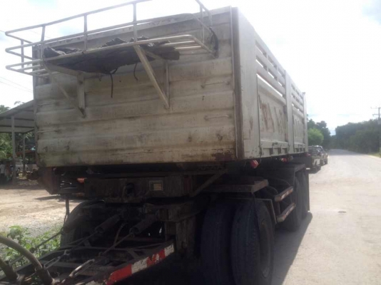 ขายรถ 24 ล้อพ่วงแม่-ลูกดัมพ์ ISUZU DECA 360 แรงม้าปี 2553 หางดัมพ์สามมิตร 3 คาน ราคา 3100000