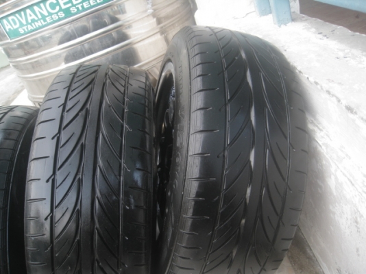 ขายล้อแม็กใหม่ ลาย RF1 สีดำขอบเงา 15"&times;7" et35 4รู100 พร้อมยาง\% Hankook ventus v12 evo 195/55r15 ยางปี 11,3เส้นและปี13,1 เส้น ขายชุดละ 9,500 บาทครับ สนใจติดต่อเล็กคลองสามครับ 081-3747940