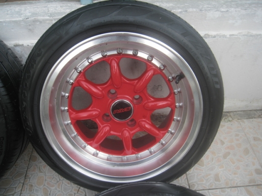 ขายล้อแม็กใหม่ ลาย XXR 002 15"x8" et15 4รู100 สีแดงขอบเงา +ยาง Continental contipremium contact2 ,2เส้นและยาง Firestone tz700 ,2เส้น185/55r15 ปี12 ขายทั้งชุด 11,900 บาทครับ สนใจติดต่อเล็กคลองสามครับ 081-3747940