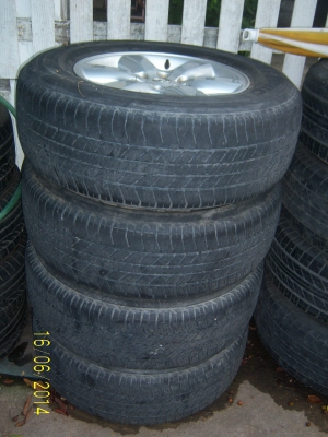 แม็กโตโยต้าขอบ 17 พร้อมยาง 265 65 17 1ชุด