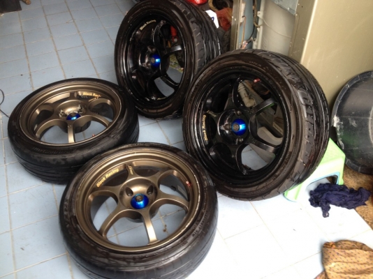 ล้อญี่ปุ่นเเท้ BLACK RACING PRO N1ขอบ17กว้าง7ครึงทั้ง4ลูก4รู114อ๊อฟ25สีดิม ล้อญี่ปุ่นเเท้ BLACK RACING PRO N1ขอบ17กว้าง7ครึงทั้ง4ลูก4รู114อ๊อฟ25สีดิม