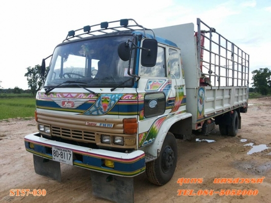 ขายด่วน รถบรรทุก 6 ล้อ HINO FD  168 แรง ช่วงยาว 6 เมตร สภาพพร้อมใช้งาน ราคาสุดคุ้ม