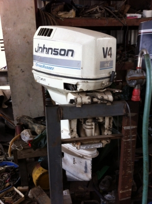 เครื่องเรือจอนสัน V4 90 แรง ราคา 45000