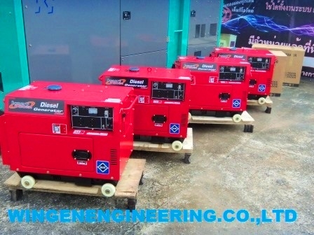 ขายเครื่องปั่นไฟดีเซลใหม่นำเข้าุ6.2KVA.สินค้าล๊อตใหม่มาแล้ว