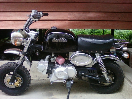 Gorilla จีน 110 ไม่มีคลัชมือ