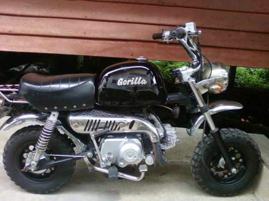 Gorilla จีน 110 ไม่มีคลัชมือ