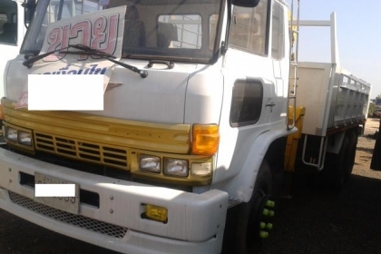 ขาย Hino สิบล้อเพลาเดียว ติดเครน Unic 3 ตัน 3 ปอก โทร 088-4501277