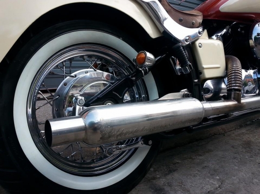 ต้ำพระราม2 ขายYAMAHA DRAGSTAR CLASSIC 400 ปี02 สภาพดีของแต่งมีท่อ บ๊อบแท้ วิ่งมา2XXXXโล