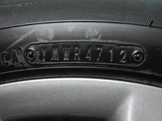 ขายล้อแม็ก Toyota Vios ลาย 12 ก้านสีรมดำพร้อมยางขอบ 15