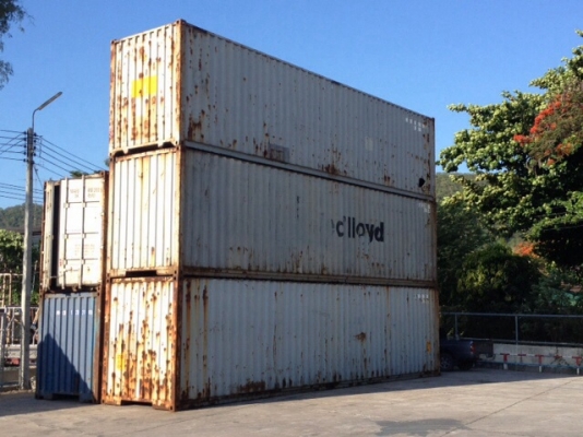 ตู้คอนเทนเนอร์ถูกๆ และหาง40'ฟุต พนัส หางพื้นสัมมิตร