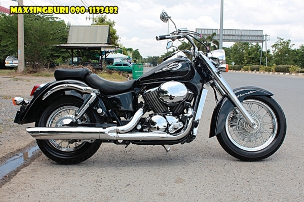 แม็กสิงห์บุรี//HONDA SHADOW 400 CLASSIC ปี2000 สภาพสวยสุดๆ เสียสรรพาสมิตรแล้ว 118000 ด่วน