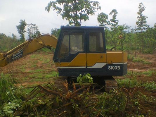 ลดเหลือ  320000  เจ้าของขายเอง kobelco 60 sk03 รถเดิมๆ (ไม่มีเล่ม) ต่อรองได้ 080-1253450