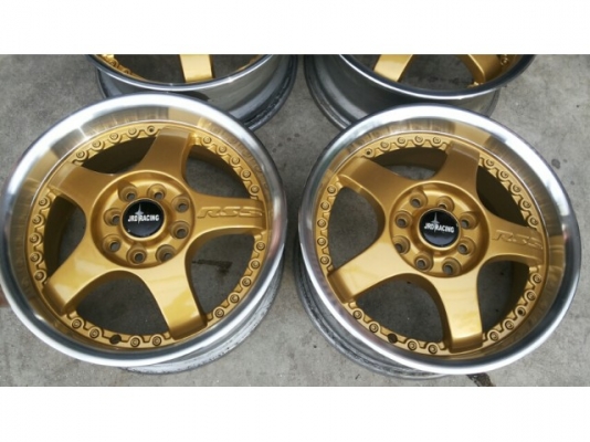 สีทองอร่าม JRD 15x6.5 off38 4x100x114 สีใหม่งาน germany