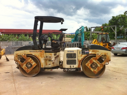 ขายรถบด 7 ตัน Ingersoll Rand DD-70HF นำเข้าจาก USA ไม่เคยใช้งานในไทย สภาพสวย เอกสารครบ