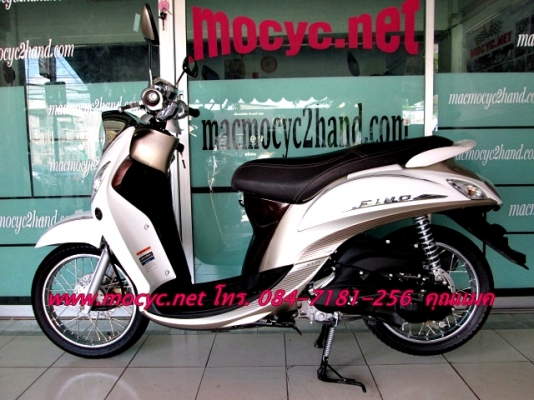 Fino i  สี ขาว นํ้าตาล รถเดือน ต.ค.ปี 56 รุ่นใหม่ล่าสุด ไมล์ 7 พันโล ของแถม 4 รายการ 29900