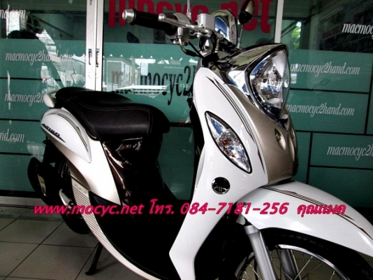 Fino i  สี ขาว นํ้าตาล รถเดือน ต.ค.ปี 56 รุ่นใหม่ล่าสุด ไมล์ 7 พันโล ของแถม 4 รายการ 29900