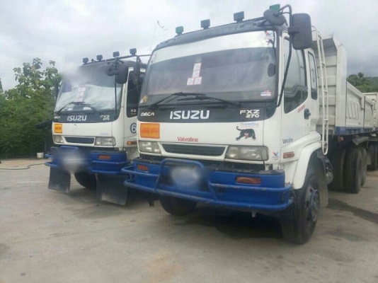 รถอีซูซุ 10 ล้อดั้ม  270  แรงม้า. ปี 45 - 46 47.  ( ขายแม่ , ลูก )  , ( มีขาย 9 พ่วง. )  สนใจติดต่อ 081 - 6079515