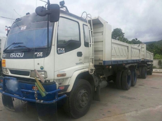 รถอีซูซุ 10 ล้อดั้ม  270  แรงม้า. ปี 45 - 46 47.  ( ขายแม่ , ลูก )  , ( มีขาย 9 พ่วง. )  สนใจติดต่อ 081 - 6079515