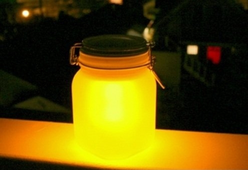 โคมไฟขวดโหลพลังแสงอาทิตย์