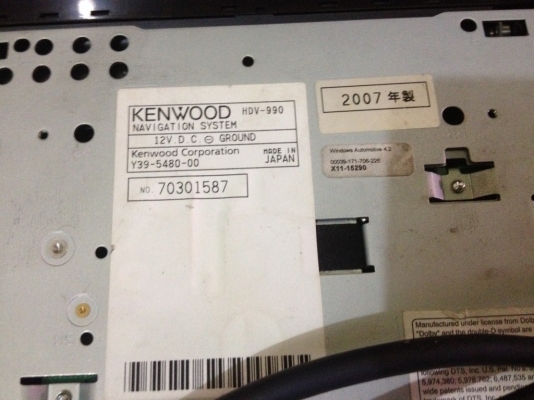 KENWOOD HDV 990รุ่นใหญ่ HDD DVD MP3 USB IPOD ของญี่ปุ่นสภาพสวย