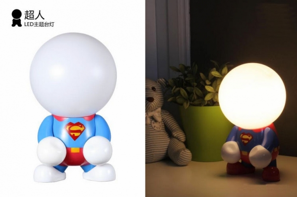 โคมไฟหัวกลมลายการ์ตูน