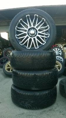 ขายล้อ lenso ขอบ20 6รูพร้อมยางชุดละ24500