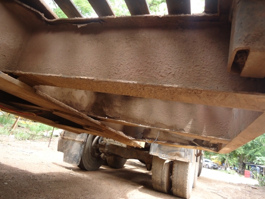 ขายหางโลว์เบสเหล็กสภาพดียาว12เมตร2เพลาไมมีทะเบืยน