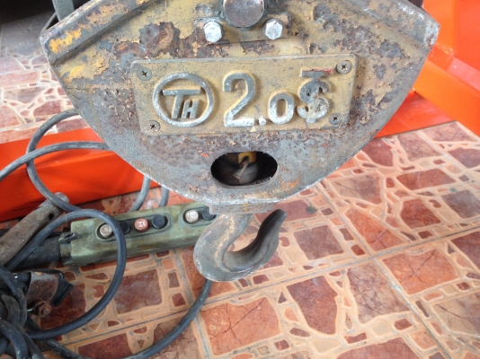 รอกไฟฟ้ามือสอง ยี่ห้อ TOYO 2.0ตัน สวยใช้งานมาน้อยมาก ตะขอแทบไม่มีรอย รอกไฟฟ้ามือสอง ยี่ห้อ TOYO 2.0ตัน สวยใช้งานมาน้อยมาก ตะขอแทบไม่มีรอย