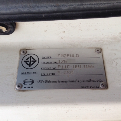 HINO FM2P มือหนึ่งออกห้างค่ะ  ยอดจัดไฟแนนซ์ ได้ 2,600,000 บาทค่ะ บริษัทราชธานีลิสซิ่ง