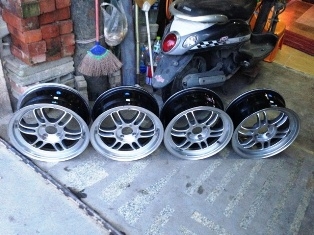 ขายล้อ Rpf 1 4รู*100 สีเงิน กว้าง7 E41 แท้ไต้หวัน 6,900 ลดได้
