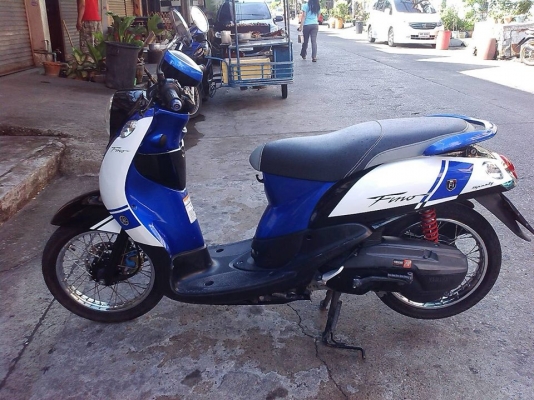 Fino ปี 53 สีน้ำเงิน รถสวย เครื่องเดิม แน่นๆ มีเล่ม เอกสารครบ