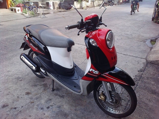 Fino ปี 53 สีดำ แดง ชุดสีสวย เครื่องดีแน่น มีเล่ม เอกสารครบ