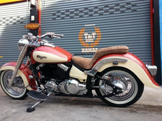 ต้ำพระราม2 ขายYAMAHA DRAGSTAR CLASSIC 400 ปี02 สภาพดีของแต่งมีท่อ บ๊อบแท้ วิ่งมา2XXXXโล