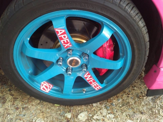 ขายล้อ ลาย TE-37 ล้อเบา จุฟเหล็ก (Yoshinoda) ทำสีใหม่ กว้าง  7 นิ้ว 5 รู 114.3