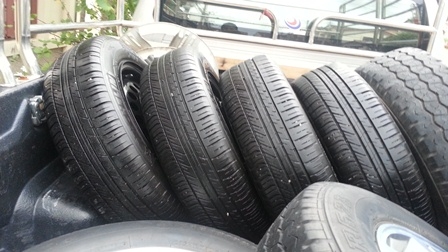 ล้อ HONDA CITY กระทะพร้อมยาง มีฝาครอบล้อและน็อตครบ1ชุด ล้อ HONDA CITY กระทะพร้อมยาง มีฝาครอบล้อและน็อตครบ1ชุด