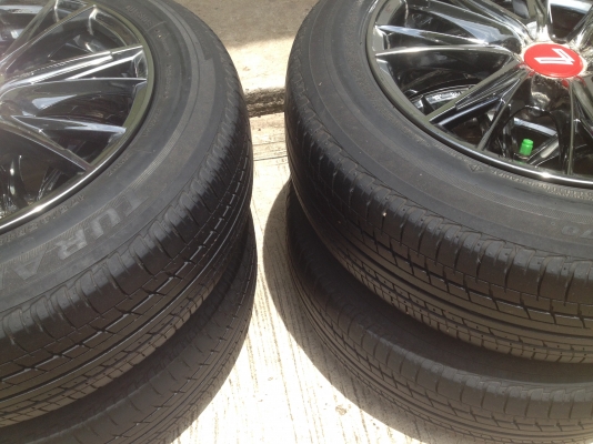 ขายล้อแม้ก 15 พร้อมยาง 175/65/15 ยาง Bridgestone ปี 11