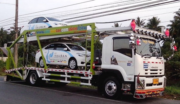 ขายรถเทรลเลอร์บรรทุกรถ4โหลด