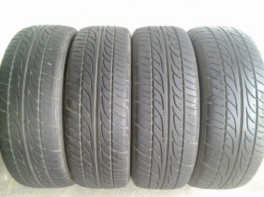 ขายยาง DUNLOP LM703 215-60-16 ปี12 ดอกเต็ม ไม่บวม พร้อมใส่ถ่วง ชุดละ 4,400 บาท