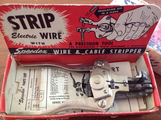 ขายคีมปอกสายไฟ Vintage Speedex No.766 ปี 1952 ขายคีมปอกสายไฟ Vintage Speedex No.766 ปี 1952