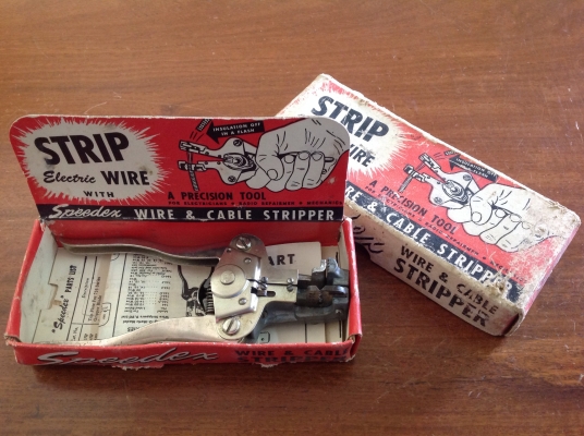 ขายคีมปอกสายไฟ Vintage Speedex No.766 ปี 1952