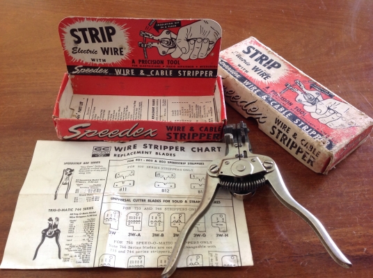 ขายคีมปอกสายไฟ Vintage Speedex No.766 ปี 1952 ขายคีมปอกสายไฟ Vintage Speedex No.766 ปี 1952