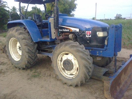 ขายรถไถยูโรเทค  FT  90  เทอโบ  คานนิวฮอแลน ดันหน้า ผาน  3  CMT